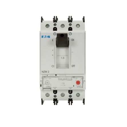 Eaton, NZM, NZM Molded Case Circuit Breaker 3-Pole 2.4A, Breaking Capacity 25 kA, Fixed