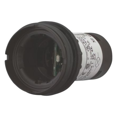 Eaton, C22, Panel Mount White LED Indicator, 22.5 mm Cutout, IP67, IP69K, Dome, 24V