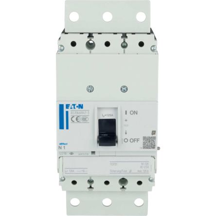 Eaton Switch Disconnector, 3-Pole, 125 A, 125A