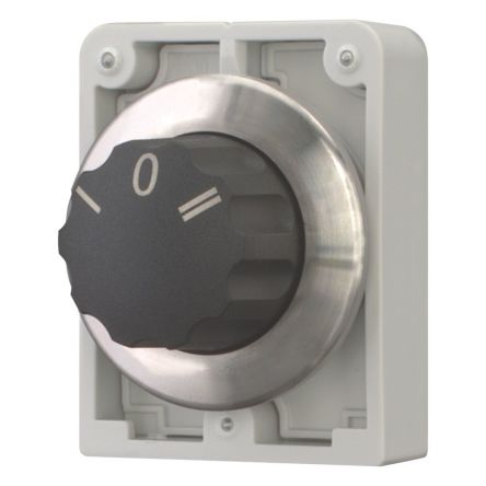 Eaton M30 Series 3 Position Selector Switch Head, 30 mm Cutout, Black Handle, IP66