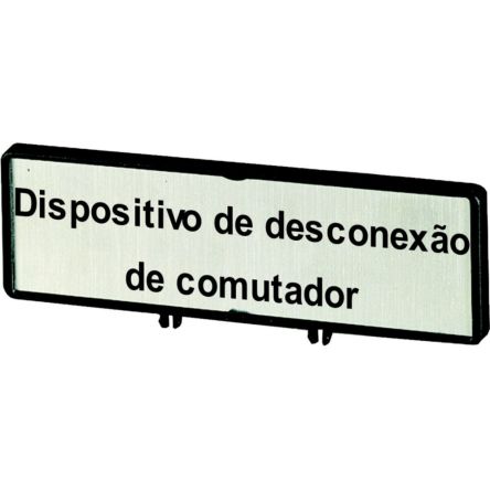 Eaton Label for Use with P3, T5B, T5, Pre-printed "Supply Disconnecting Device