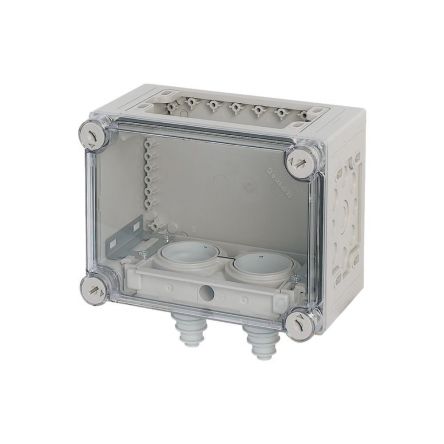 Eaton Eaton xEnergy Series Light Grey Plastic General Purpose Enclosure, IP65, IK10 375 mm, 150 mm, 250 mm
