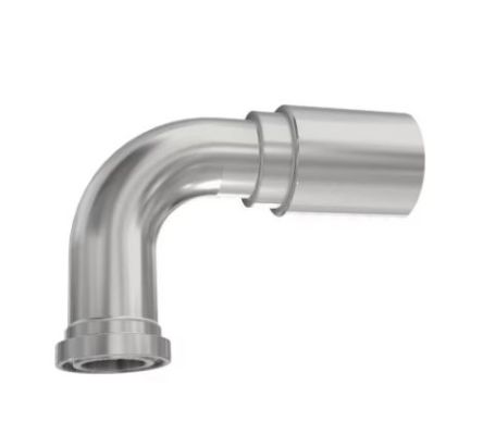 Parker 11948-20-16 Hydraulic Fitting, 90 °, Steel, 1 in Hose ID