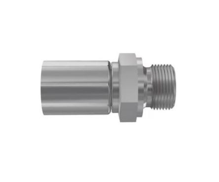 Parker, 1D948-20-20 Steel Hydraulic Fitting, Male DIN, Rigid Heavy Series Straight
