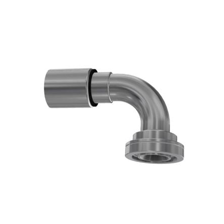Parker, 16N48-12-10 Stainless Steel Steel Hydraulic Fitting, 90 °, SFS 0.75in