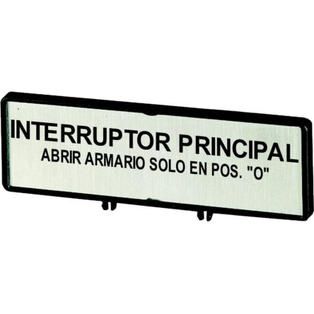 Eaton Label for Use with T5, T5B, P3