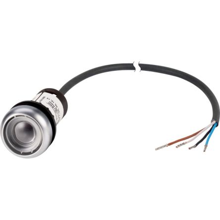 Eaton C22 Series Push Button Switch, Maintained, Cable, 22.5 mm Cutout, 2 NC, IP67, IP69K 800 V ac
