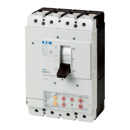 Eaton, NZM, NZM Molded Case Circuit Breaker 4-Pole 400A, Breaking Capacity 9 kA, Plug-in
