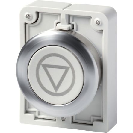 Eaton M30I Series Push Button Switch, Panel, 30.5 mm Cutout, Grey LED, IP66, IP67, IP69