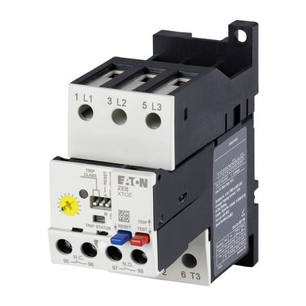 Eaton, ZEB Overload Relay 1 NO/1 NC, 45A, 9 A F.L.C, 45A Contact Rating, 690V 1P