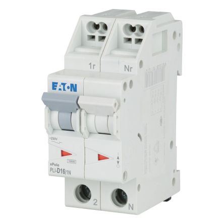 Eaton Eaton Moeller Miniature Circuit Breaker, 1-Pole, 16A, Type D, 230V ac AC, 10 kA Breaking Capacity