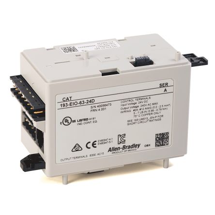 Allen Bradley, 193-EIO Overload Relay, 6 W, 24V SPST