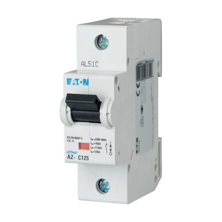 Eaton xEffect xEffect - AZ MCB 211804 Miniature Circuit Breaker, 1-Pole, 100A, Type C, 230V ac AC, 60 V dc DC, 20 kA