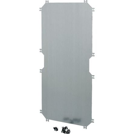 Eaton Galvanised Steel Galvanised Mounting Plate, 375mm W, 2 mm L for Use with Basic Enclosure