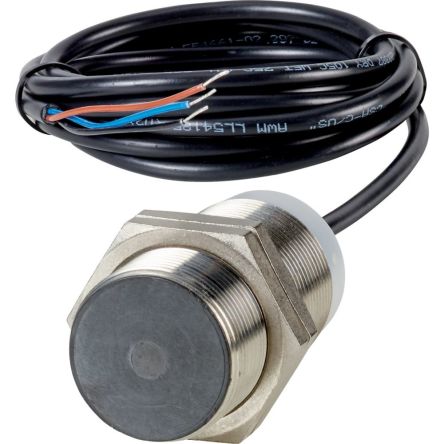 Eaton 197807 E57P-30SPC10-C2 Threaded Barrel Inductive Proximity Sensor, M30 PNP E57P Performance 48V 10 mm 0 V ac 30 V