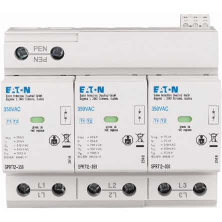 Eaton, xPole Surge Protector 350V Maximum Voltage Rating 50 A Maximum Surge Current Surge Arrester