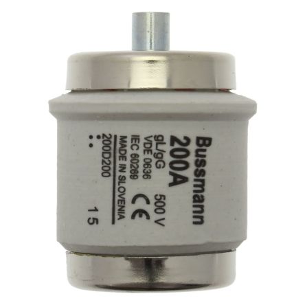 Eaton 200A T Ceramic Cartridge Fuse, 56 x 46 mm