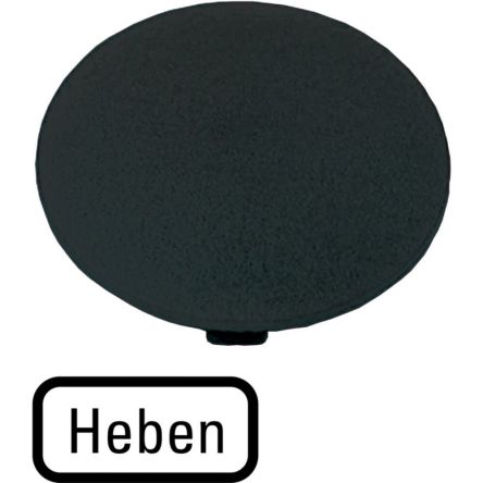 Eaton Button Plate for Use with Push Button, Pre-printed "Heben