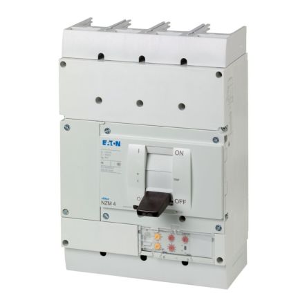 Eaton, NZM, NZM Molded Case Circuit Breaker 4-Pole 800A, Breaking Capacity 37 kA, Fixed