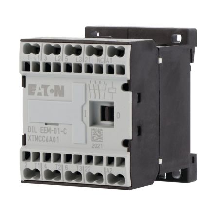 Eaton Eaton Moeller Contactor, 230V, 240 V Coil, 3-Pole, 42 A, 2.2 kW 240V, 1 NC, 690V