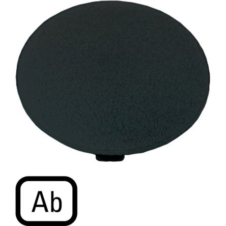 Eaton Button Plate for Use with Push Button, Pre-printed "Individual inscription possible: 5 characters: letter height 5