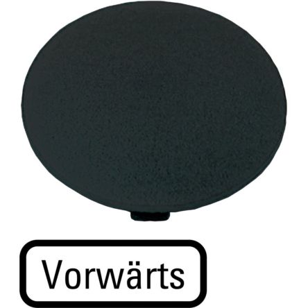Eaton Button Plate for Use with Push Button, Pre-printed "Plate