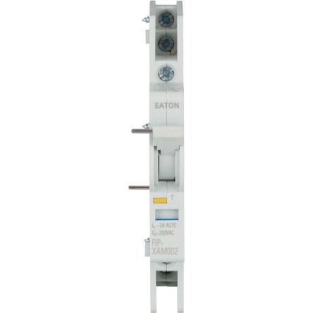 Eaton Auxiliary Contact, 2 Contact, 2 CO, FI, Top Hat Rail, 0 A, 262415 FIP-XAM002