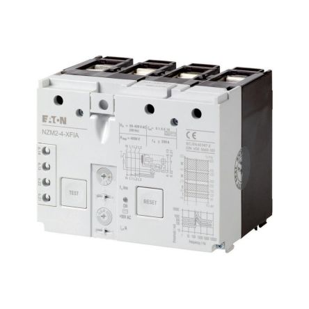 Eaton NZM Earth Fault Releases for use with N2-4 Switch-Disconnectors, 4 Pole NZM2-4 Circuit- Breakers