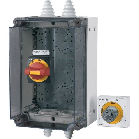 Eaton xEnergy Safety Ci Series Red, Yellow Plastic General Purpose Enclosure, IP65 375 mm, 225 mm, 250 mm