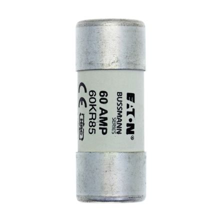 Eaton 60A Cartridge Fuse, 23 x 57 mm