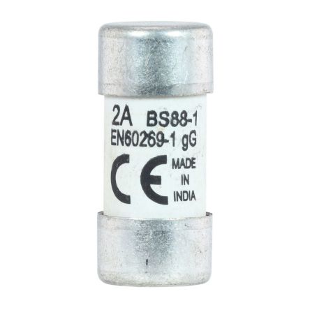 Eaton 2A Cartridge Fuse, 13 x 29 mm