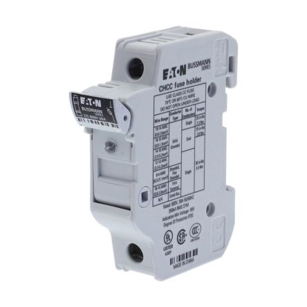Eaton 30A Fuse Holder, 1P-Pole, 600V ac/dc