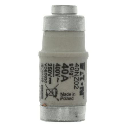 Eaton 40A D02 Bottle Fuse, 400V