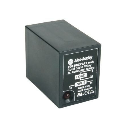Allen Bradley 700-SCTY Series Solid State Relay, 3 A Load, DIN Rail Mount, 250 V ac/dc Load, 32V ac/dc Control