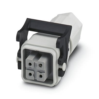 Phoenix Contact Heavy Duty Power Connector, 3 Way, 10A, HC Female, 230V