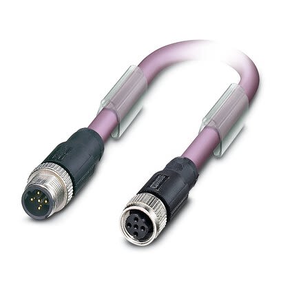 Phoenix Contact Bus Bus Cable, 2 Cores, 0.25mm² 24 AWG, Screened, 10 m, Red Polyurethane Sheath