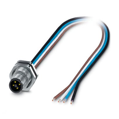 Phoenix Contact, SACC IP67 Silver Industrial Power Connector, 4, Rated At 12A, 63V dc