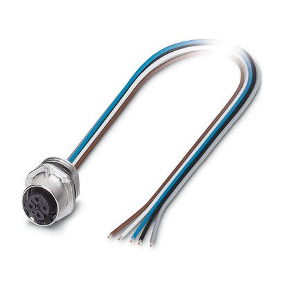 Phoenix Contact Circular Connector, 5 Contacts, Front, Front, M12 Connector, Socket, Female, IP65, IP67, SACC Series