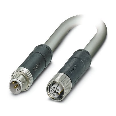 Phoenix Contact 14250, 3 m 5 Core Power Cable, Grey Polyurethane 80 °C