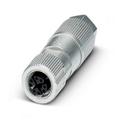 Phoenix Contact Circular Connector, 8 Contacts, Cable, M12 Connector, Socket, Female, IP65, IP67, SACC Series