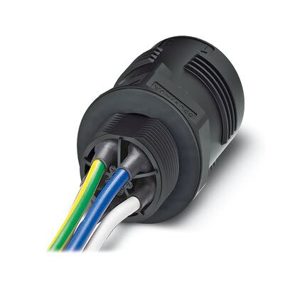 Phoenix Contact Circular Connector, 5 Contacts, Front, M25 Connector, Socket, Female, IP66, IP68, IP69K, QPD Series