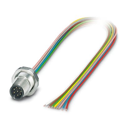 Phoenix Contact, 15546 IP65, IP67, IP69K Grey Power Connector, 8, Rated At 2A, 30V