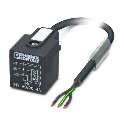 Phoenix Contact Free Cable End to Male 3 way Straight, Valve Connector, Valve Connector Actuator/Sensor Cable, 10 m