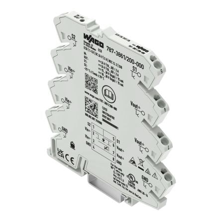 WAGO 857 Electronic Circuit Breaker 2A 24V, DIN Rail