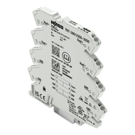 WAGO Distribution Block, 8 Way, 30V dc, 20A, White
