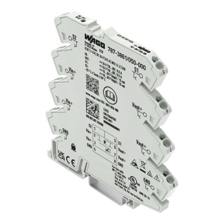 WAGO 857 Electronic Circuit Breaker 0.5A 24V, DIN Rail