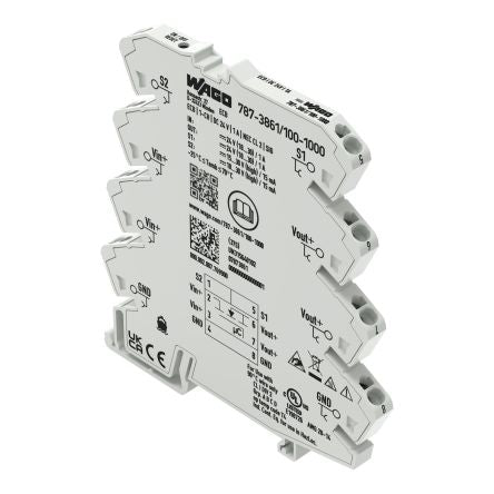 WAGO 857 Electronic Circuit Breaker 1A 24V, DIN Rail