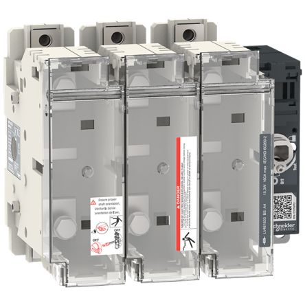 Schneider Electric Fuse Switch Disconnector, 3-Pole, 160 A