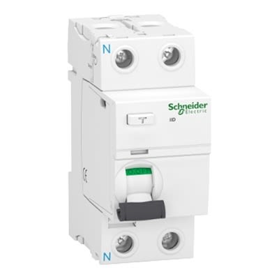 Schneider Electric IKQ Series Residual Current Device, 40A, 2-Pole, 100 mA, 6 kA 230V ac