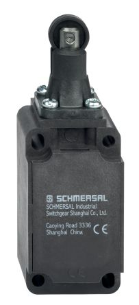 Schmersal ZR Series Roller Plunger Switch, 1 NO/1 NC, IP67, IP65, Plastic Housing, 230V ac